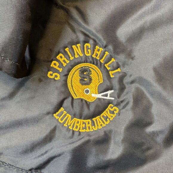 VTG Birdie Richard Leslie Sherpa Lined Jacket 2X Springhill LA USA Black - Picture 10 of 13